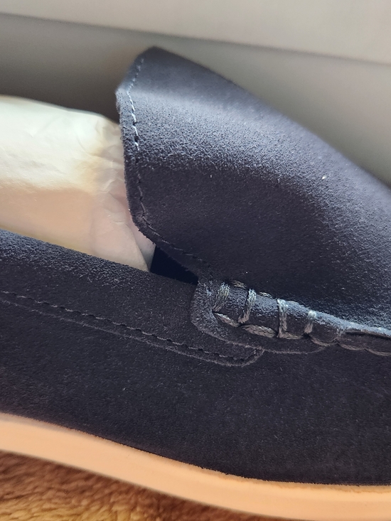 Johnston & Murphy Navy Venetian Emglish Sueade Slip On Size 13 main image 5